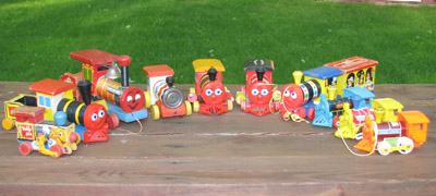 Vintage fisher price sales train